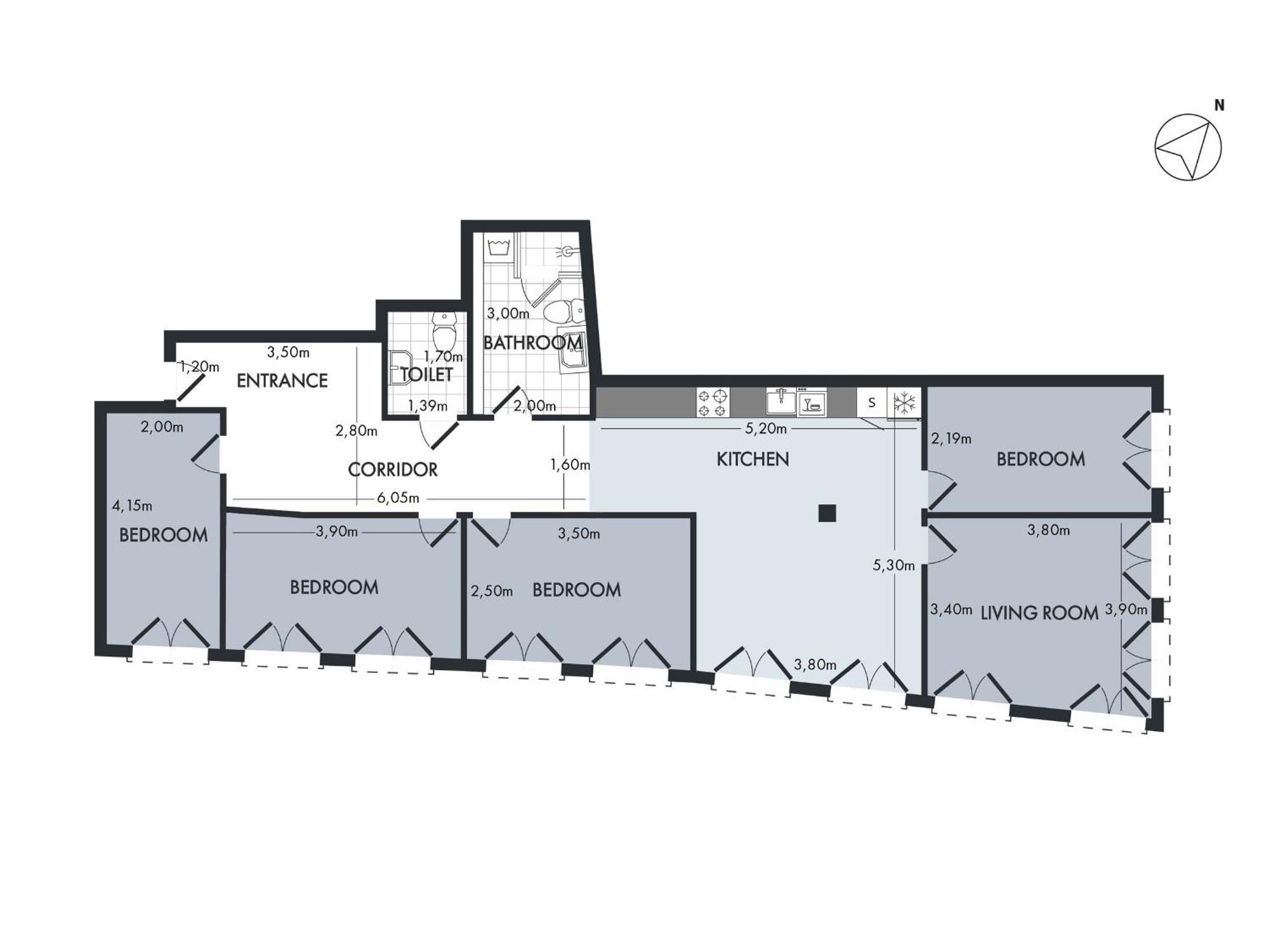 Sanders Leaves - Pleasant Four-Bedroom Apartment In Downtown Köpenhamn Exteriör bild